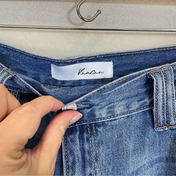 Kancan Wanda Ultra‎ High Rise 90's Straight Leg Jeans Size 28 - Picture 4 of 10